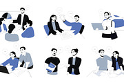 Business People Illustrations, a Finance Illustration by alexdndz (Thumbnail 2 of 3)