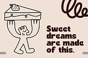Flury Muffin - Food Logo Font, a Sans Serif Font by Nirmana Visual (Thumbnail 3 of 13)