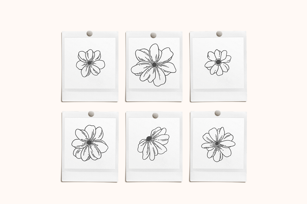 Floral Vector Illustrations, a Decorative Illustration by Emma Webb Studio (Photo 5 of 5)