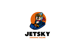 Jetsky Mascot Cartoon Logo, a Branding & Logo Template by Artnivora.Std