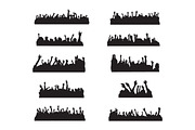 Cheerful crowd silhouette, a Person Illustration by Syaeful Anas (Thumbnail 2 of 2)