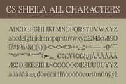 CS Sheila – Classic Font, a Serif Font by Craft Supply Co. (Thumbnail 8 of 8)