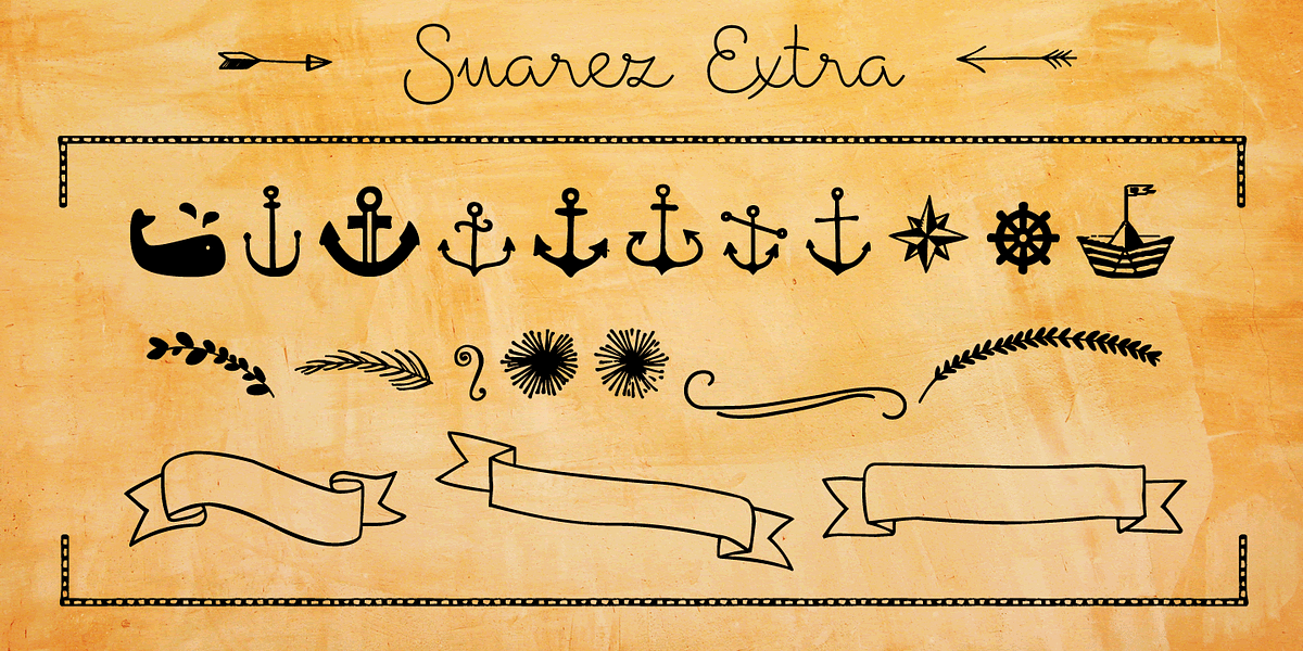 Suarez, a Handwritten Font by GRIN3 (Nowak) (Photo 5 of 6)