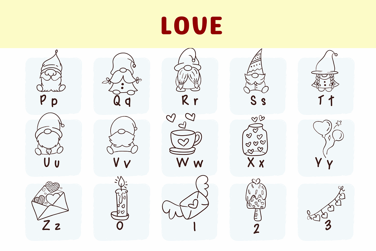 Love, a Symbol Font by Sirinart (Photo 3 of 6)