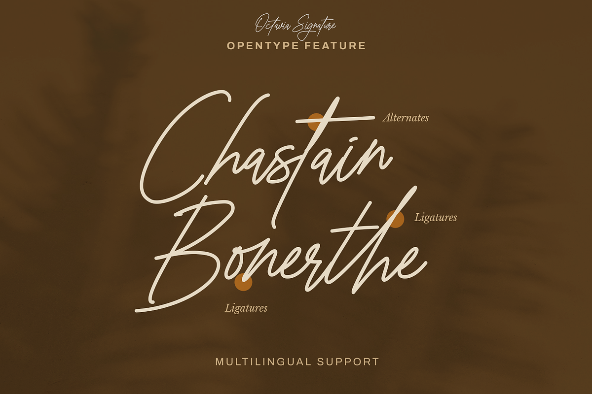 Octavia Signature Business Font