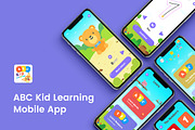 ABC Kid Learning Mobile App, an UI Kit Template by No.13 (Thumbnail 1 of 3)