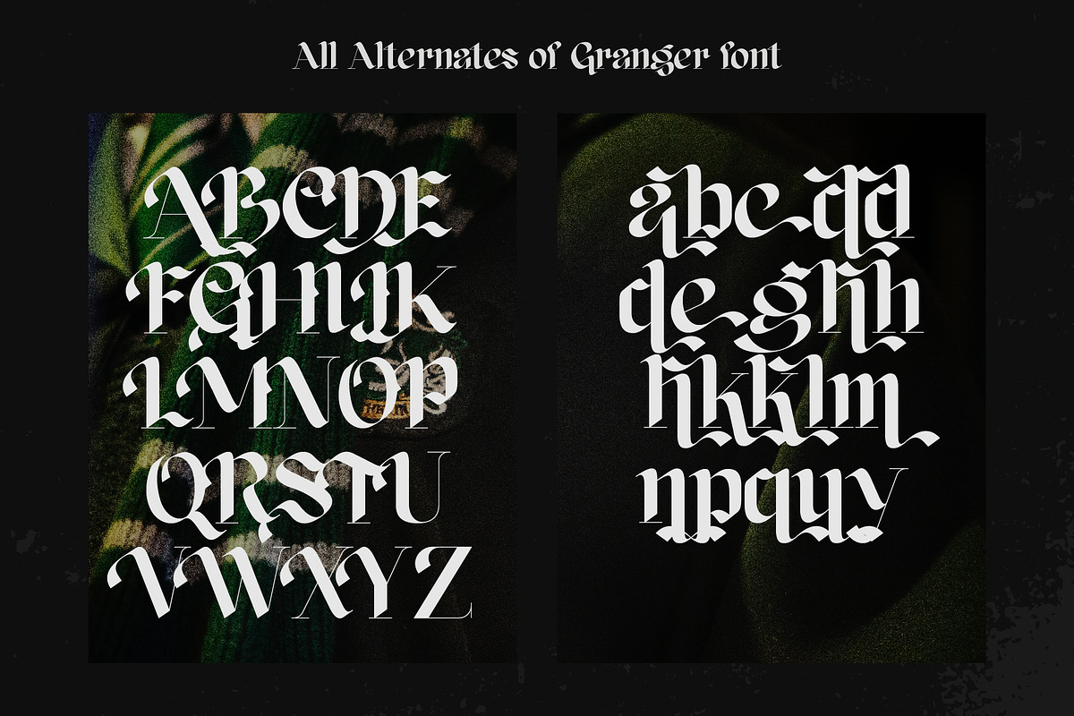 Granger - Vintage Blackletter, a Blackletter Font by NendesKombet Studio (Photo 9 of 10)