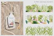 Sea plants watercolor collection, an Illustration by Kate Lanbina (Thumbnail 11 of 18)