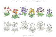 Tenerife Floral Millefleurs Patterns, a Pattern Graphic by Rose Design (Thumbnail 6 of 10)