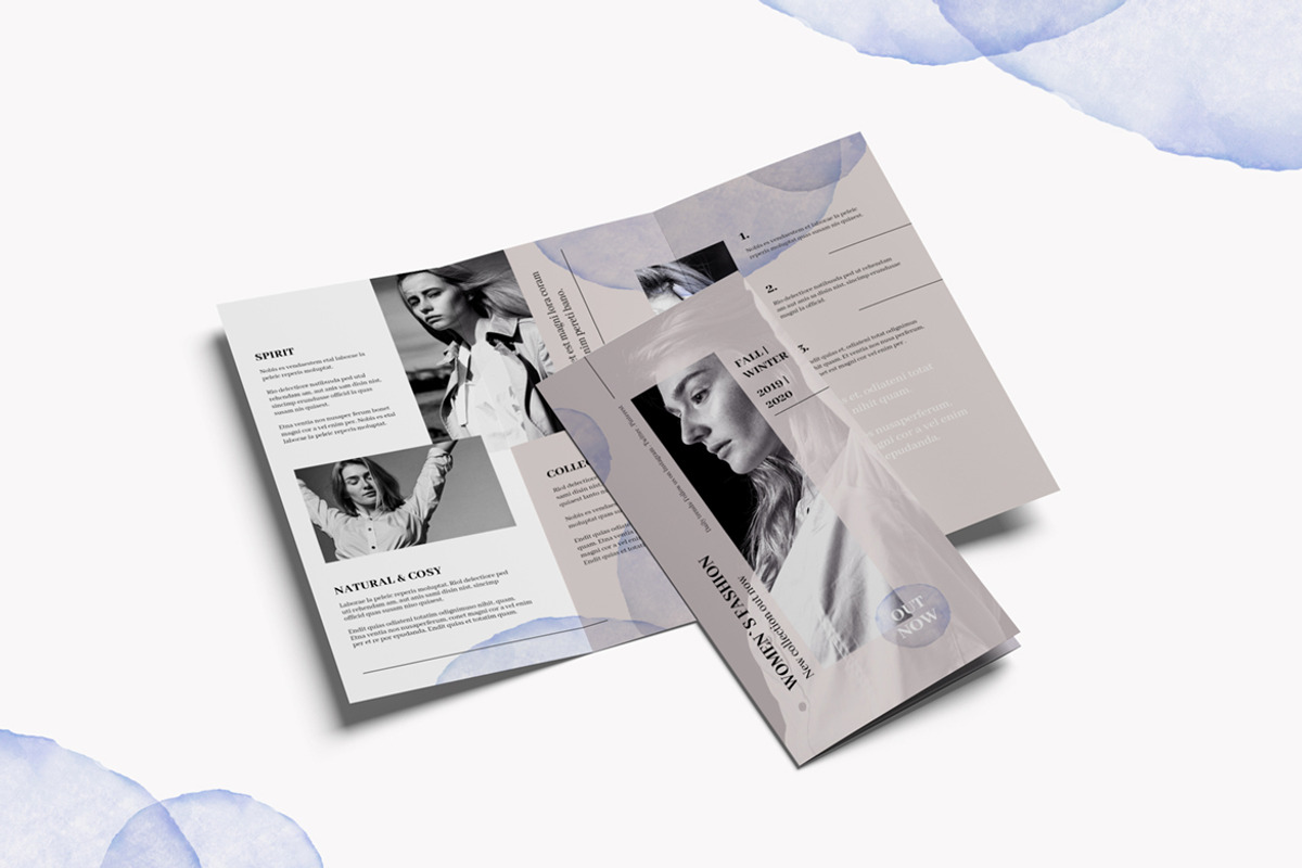 FASHION Trifold Brochure Design, a Brochure Template by AgataCreate (Photo 3 of 7)