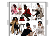 Lady Boss Clipart, an Illustration by CraftCrateShop (Thumbnail 8 of 8)