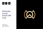 Minimalist Luxury Initials OW Logo, a Branding & Logo Template by Luxury Logos (Thumbnail 1 of 4)