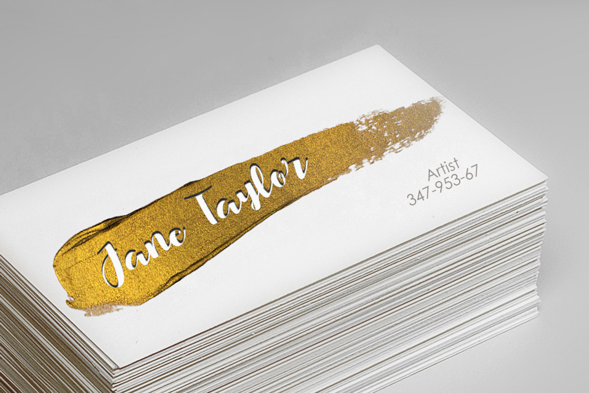 100 Brush Strokes: Gold&Black, an Object Graphic by Anna Faun (Photo 3 of 3)