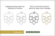 Minimal brewery icons, an Outline Icon by Picture Window (Thumbnail 5 of 5)