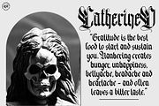 The Frankenstype - Blackletter, a Blackletter Font by Meizzaluna Design (Thumbnail 9 of 9)