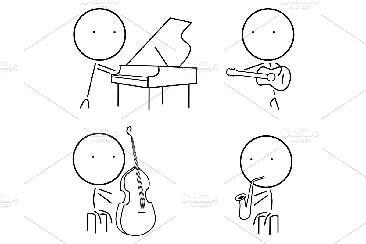 Guitarist icons, Rock band icons,, an Icon by JK comics (Photo 1 of 5)