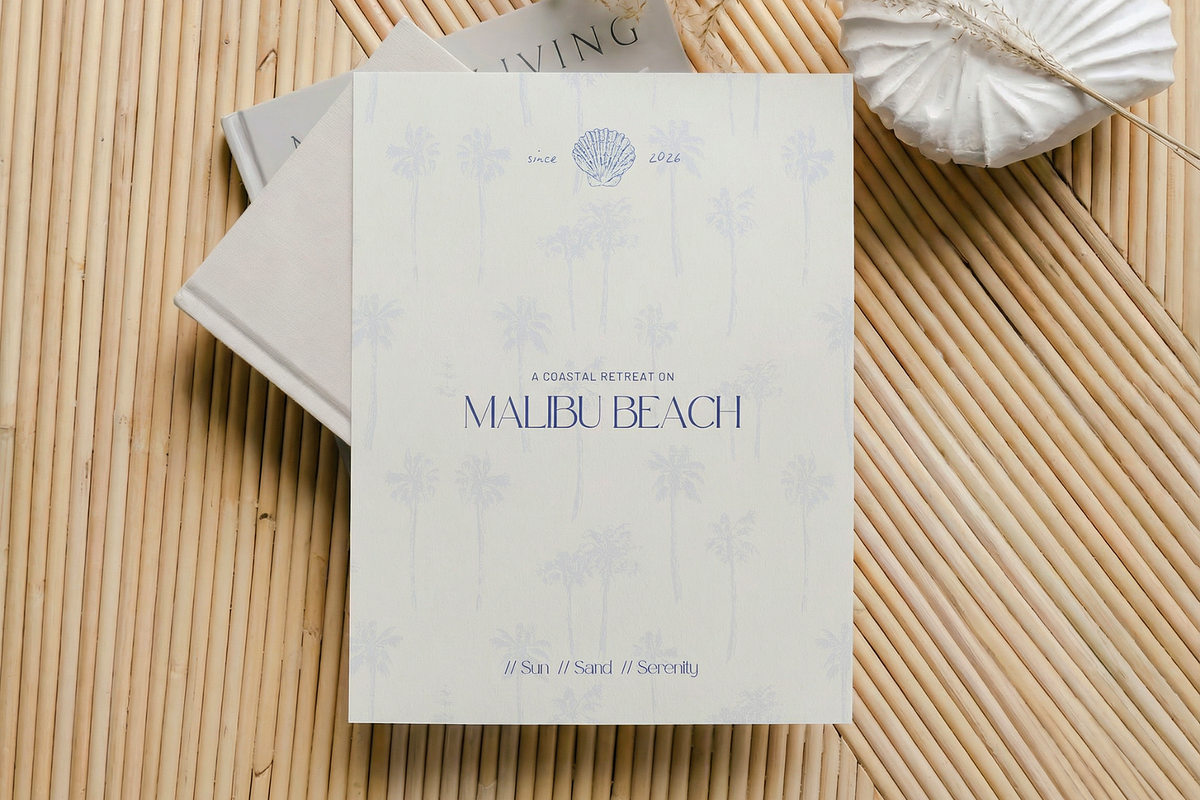 Coastal Airbnb Welcome Book Template, a Marketing Template by CanvaTemplateClubCo (Photo 2 of 10)