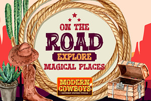 Modern Cowboys - Cartoonist Western