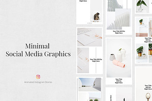 Minimal Animated Instagram Stories, a Social Media Template by Social Corner Graphics