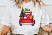 Merry Christmas Truck PNG, an Illustration by Libby Wishes (Thumbnail 5 of 6)