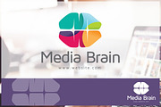 Media Brain Logo, a Branding & Logo Template by Zlaws (Thumbnail 1 of 6)