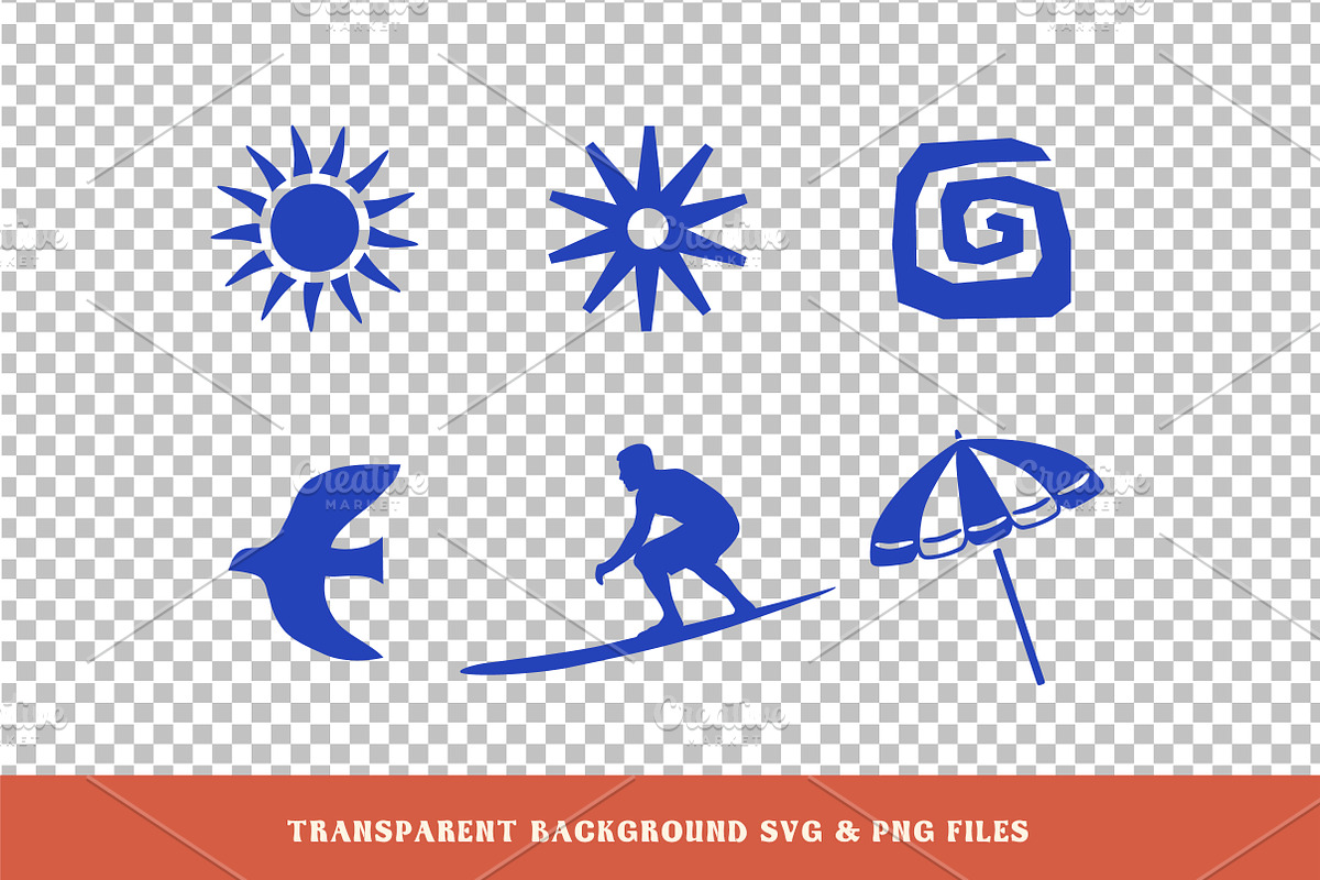 Tropical Summer Icon Collection, a Solid Icon by cd-design.co (Photo 2 of 6)