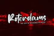 Shutdown Brush, a Script Font by RockboyStd (Thumbnail 8 of 12)