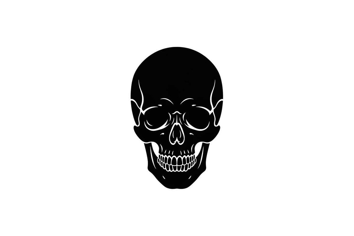 50 Skull Head Silhouette Vector Bund, an Illustration by Creativeshirt (Photo 4 of 51)