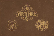 The Brewski - Textured Typeface, a Sans Serif Font by Kaligra.co (Thumbnail 4 of 9)