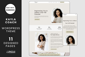 Coaching WordPress Theme Kayla