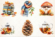 Watercolor Autumn Serenity Clipart, an Illustration by Rose Art (Thumbnail 3 of 7)