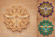 10 Animal Mandalas Set - Laser cut, an Object Graphic by Arshad Ali (Thumbnail 15 of 22)