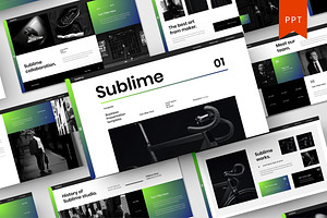 Sublime – Business PowerPoint, a Presentation Template by Dens Creative Studio