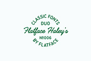 Flatface Haley's, a Script Font by Flatface (Thumbnail 6 of 6)