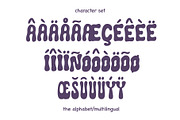 Purple Saturday Font - Groovy Font, a Handwritten Font by ariodsgn (Thumbnail 4 of 7)