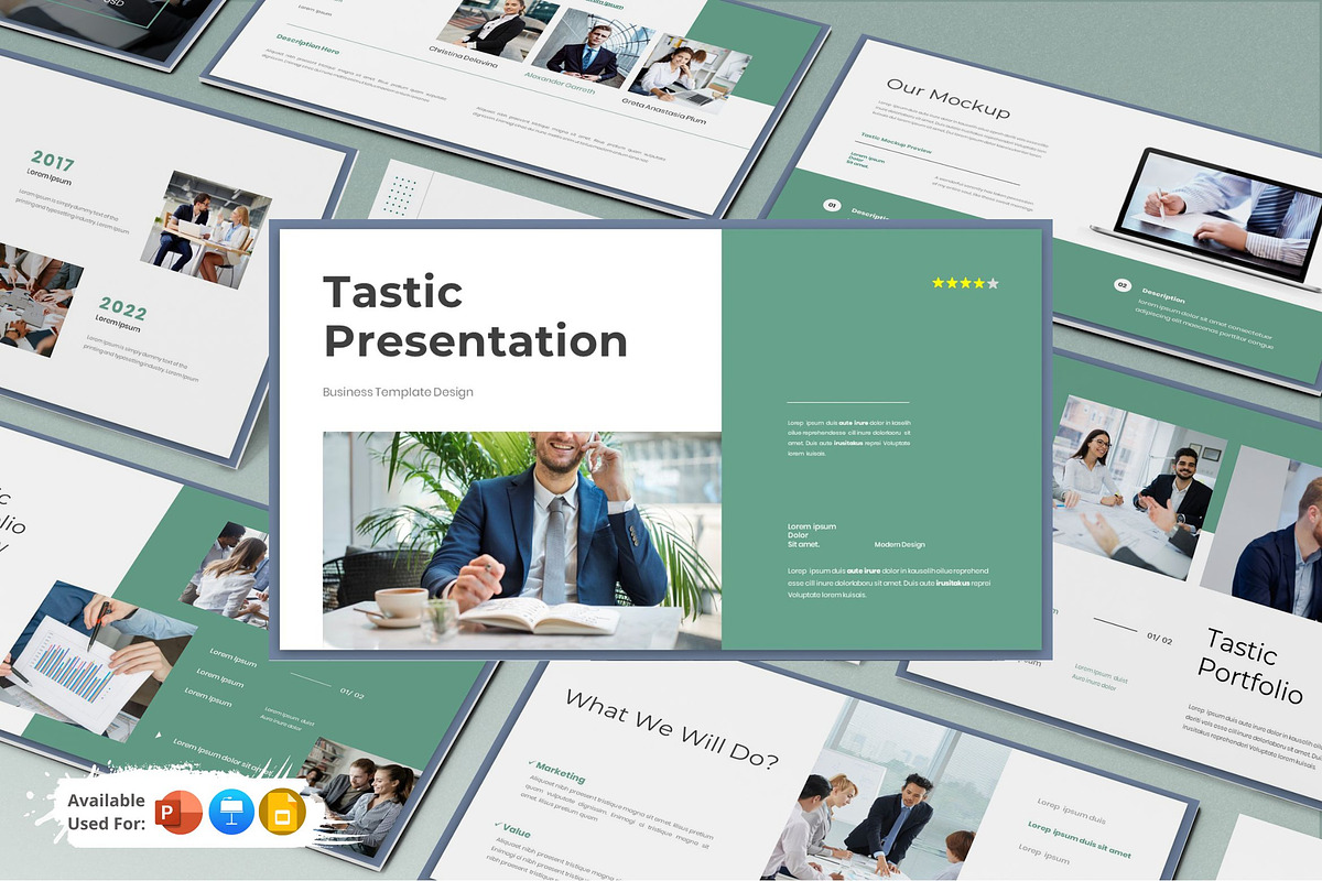 Tastic Presentation Template, a Presentation Template by Analogous Temp (Photo 1 of 5)