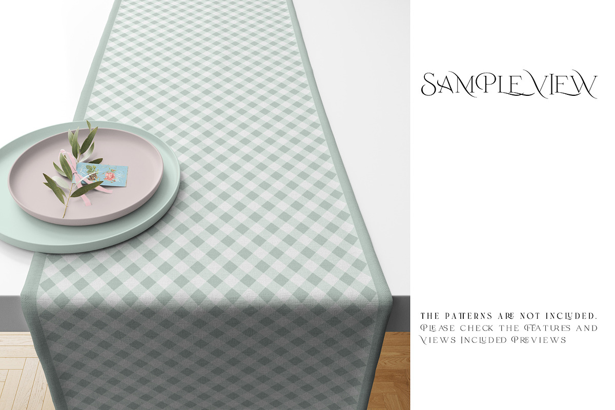Table Runner mapped via Smart Object, a Household Mockup by mock-ups (Photo 9 of 13)
