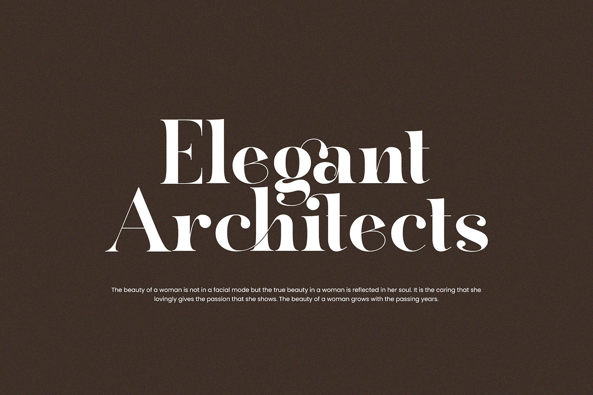 The Fongka Elegant Serif Font, a Serif Font by Perfectype (Photo 2 of 9)