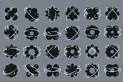 Abstract floral vector shapes, a Decorative Illustration by Torontotokio (Thumbnail 6 of 7)