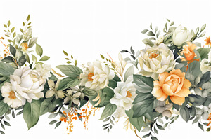 Watercolor Floral Background