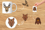 Mystic Forest Set, a Pattern Graphic by Elatedowl (Thumbnail 10 of 18)