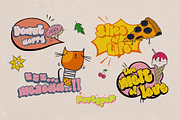 Party Pop, Bubble font, a Font by Hart Foundry™ (Thumbnail 4 of 10)
