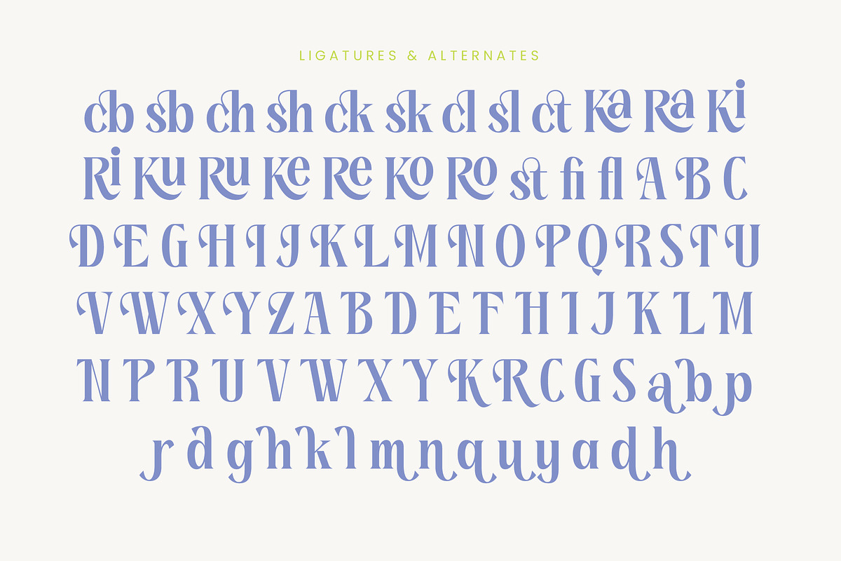 Kenora Groovy Retro Serif Font, a Serif Font by timelesstype.co (Photo 18 of 20)