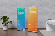 Roll Up Banner Mockup, an Advertising Mockup by HanaSaka_Studio (Thumbnail 5 of 5)