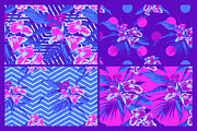 16 Ultraviolet Tropic Patterns, a Pattern Graphic by Alexander Baidin (Thumbnail 3 of 10)