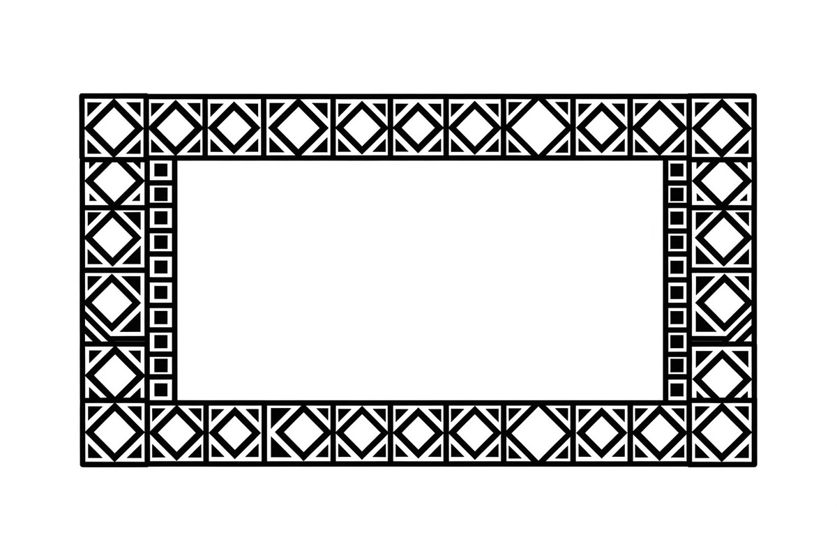 Geometric Border Frame Bundle, an Illustration by Designer_Momina (Photo 29 of 31)