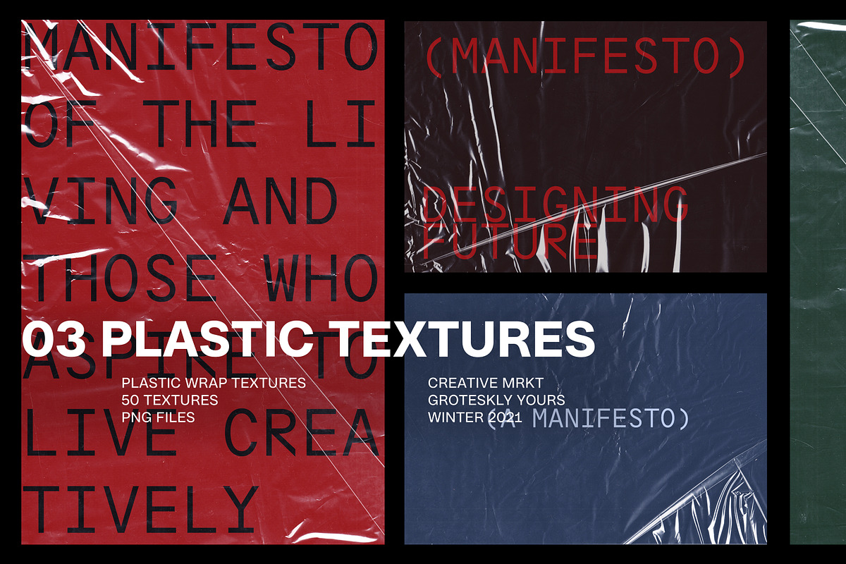 03: Plastic Wrap Textures Bundle, a Texture Graphic by Eugene Tantsurin (Photo 1 of 9)