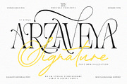 Arzaveya Font Duo | 27 Font Files, a Script Font by IM Studio (Thumbnail 1 of 13)