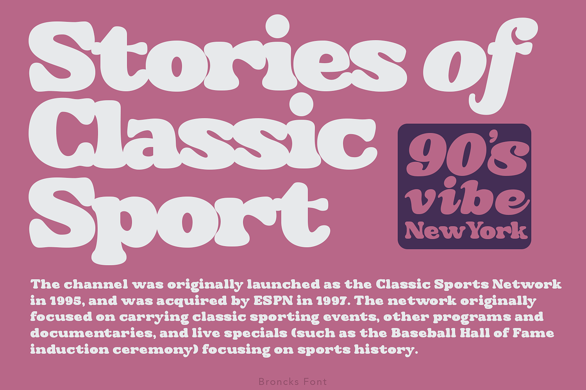 Broncks Retro Font, a Serif Font by TypeClassHeroes (Photo 5 of 10)