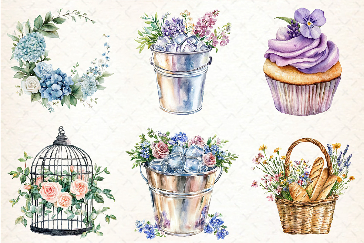 Garden Party Collection, an Illustration by DreamCafeArt (Photo 3 of 8)